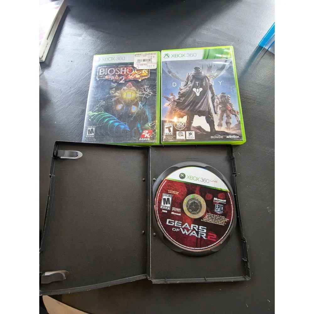 BioShock 2 - Destiny - Gears of War 2‎ -  Xbox 360 Games Lot